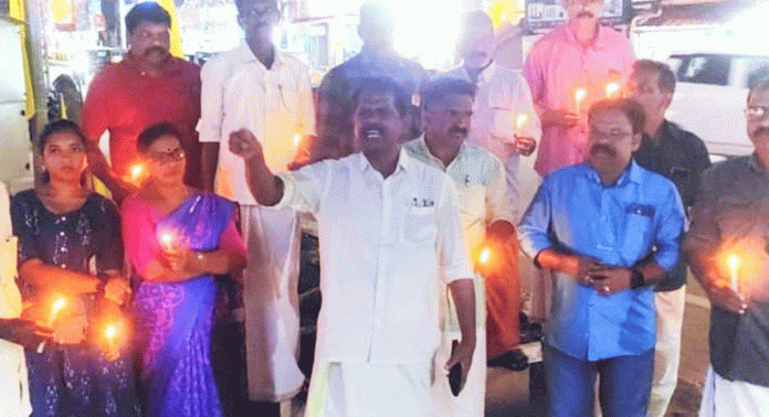 സാംബവ മഹാസഭ കോന്നി യൂണിയൻ പ്രതിഷേധ ജ്വാല സംഘടിപ്പിച്ചു സാംബവ മഹാസഭ കോന്നി യൂണിയൻ പ്രതിഷേധ ജ്വാല സംഘടിപ്പിച്ചു