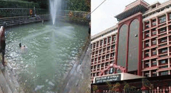 ശബരിമലയിലെ ഭസ്മ കുളത്തിന്റെ നിർമ്മാണം താൽക്കാലികമായി തടഞ്ഞ് ഹൈക്കോടതി ശബരിമലയിലെ ഭസ്മ കുളത്തിന്റെ നിർമ്മാണം താൽക്കാലികമായി തടഞ്ഞ് ഹൈക്കോടതി