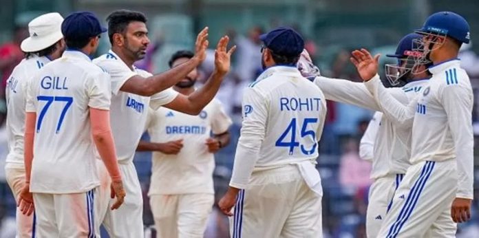 ചെന്നൈ ടെസ്റ്റിൽ ഇന്ത്യക്ക് വമ്പൻ ജയം ചെന്നൈ ടെസ്റ്റിൽ ഇന്ത്യക്ക് വമ്പൻ ജയം