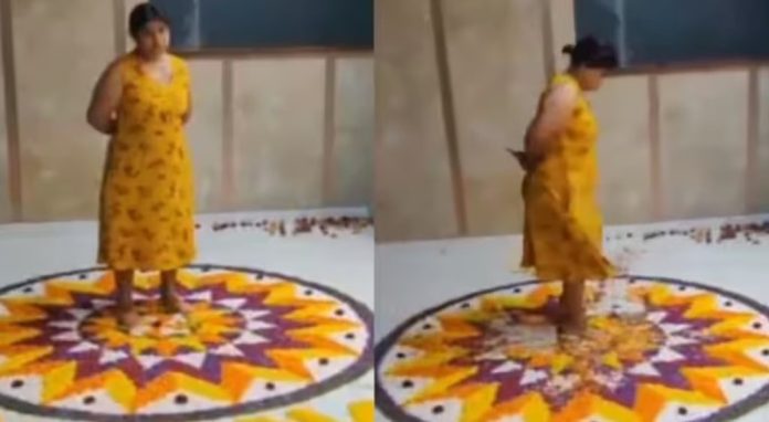 ബംഗളൂരു അപ്പാർട്ട്മെന്റിൽ ഓണപ്പൂക്കളം ചവിട്ടി നശിപ്പിച്ചു ; മലയാളി യുവതിക്കെതിരെ കേസ് ബംഗളൂരു അപ്പാർട്ട്മെന്റിൽ ഓണപ്പൂക്കളം ചവിട്ടി നശിപ്പിച്ചു ; മലയാളി യുവതിക്കെതിരെ കേസ്