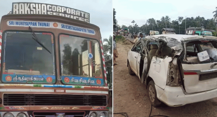 ഹരിപ്പാട് കെ വി ജെട്ടി ജംഗ്ഷനിലുണ്ടായ വാഹനാപകടത്തിൽ രണ്ട് മരണം ഹരിപ്പാട് കെ വി ജെട്ടി ജംഗ്ഷനിലുണ്ടായ വാഹനാപകടത്തിൽ രണ്ട് മരണം
