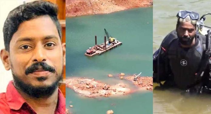 15 അടി താഴ്ചയില് ലോറിയുടെ ടയർ കണ്ടെത്തി, തലകീഴായാണ് ലോറി കിടക്കുന്നതെന്ന് മാല്പെ 15 അടി താഴ്ചയില് ലോറിയുടെ ടയർ കണ്ടെത്തി, തലകീഴായാണ് ലോറി കിടക്കുന്നതെന്ന് മാല്പെ