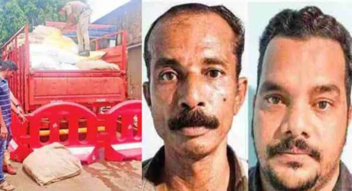 ഈർച്ചപ്പൊടിയുടെ മറവിൽ ലഹരി വില്പന ; 2 പേർ പിടിയിൽ ഈർച്ചപ്പൊടിയുടെ മറവിൽ ലഹരി വില്പന ; 2 പേർ പിടിയിൽ