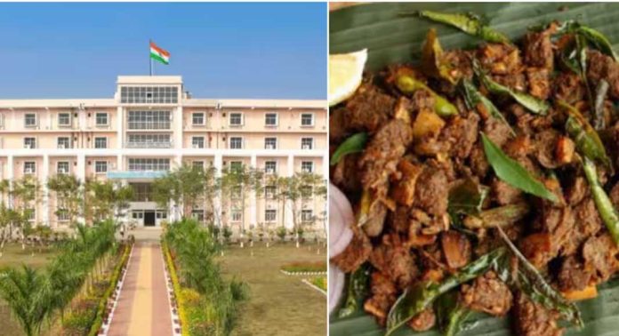 ബീഫ് പാകം ചെയ്തെന്നാരോപിച്ച് വിദ്യാർത്ഥികൾക്കെതിരെ നടപടി ബീഫ് പാകം ചെയ്തെന്നാരോപിച്ച് വിദ്യാർത്ഥികൾക്കെതിരെ നടപടി