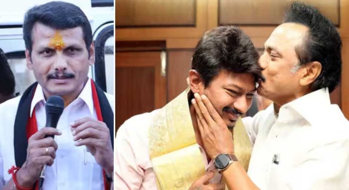 മുഖംമിനുക്കി സ്റ്റാലിൻ മന്ത്രിസഭ, ഉദയനിധി ഉപ മുഖ്യമന്ത്രിയായി അധികാരമേറ്റു ; ബാലാജിയടക്കം 4 പുതിയ മന്ത്രിമാർ മുഖംമിനുക്കി സ്റ്റാലിൻ മന്ത്രിസഭ, ഉദയനിധി ഉപ മുഖ്യമന്ത്രിയായി അധികാരമേറ്റു ; ബാലാജിയടക്കം 4 പുതിയ മന്ത്രിമാർ