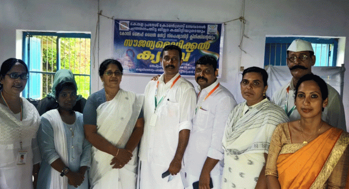 കോൺഗ്രസ് സേവാദൾ സൗജന്യ മെഡിക്കൽ ക്യാമ്പ് സംഘടിപ്പിച്ചു കോൺഗ്രസ് സേവാദൾ സൗജന്യ മെഡിക്കൽ ക്യാമ്പ് സംഘടിപ്പിച്ചു