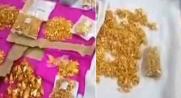ട്രെയിനില് കടത്താൻ ശ്രമിച്ച എട്ട് കിലോഗ്രാം സ്വര്ണം ആര്പിഎഫ് പിടിച്ചെടുത്തു ട്രെയിനില് കടത്താൻ ശ്രമിച്ച എട്ട് കിലോഗ്രാം സ്വര്ണം ആര്പിഎഫ് പിടിച്ചെടുത്തു