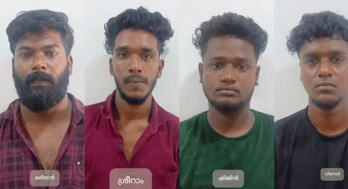 കുഴല്പ്പണ വിതരണക്കാരെ തട്ടിക്കൊണ്ടുപോയി കവര്ച്ച ചെയ്ത് വഴിയില് ഉപേക്ഷിക്കുന്ന അന്തര്സംസ്ഥാന സംഘം പിടിയില് കുഴല്പ്പണ വിതരണക്കാരെ തട്ടിക്കൊണ്ടുപോയി കവര്ച്ച ചെയ്ത് വഴിയില് ഉപേക്ഷിക്കുന്ന അന്തര്സംസ്ഥാന സംഘം പിടിയില്