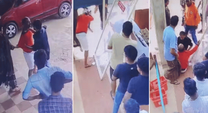 ബിവറേജ് ഔട്ട്ലെറ്റിൽ മദ്യലഹരിയിൽ പോലീസുകാരന്റെ അതിക്രമം ബിവറേജ് ഔട്ട്ലെറ്റിൽ മദ്യലഹരിയിൽ പോലീസുകാരന്റെ അതിക്രമം