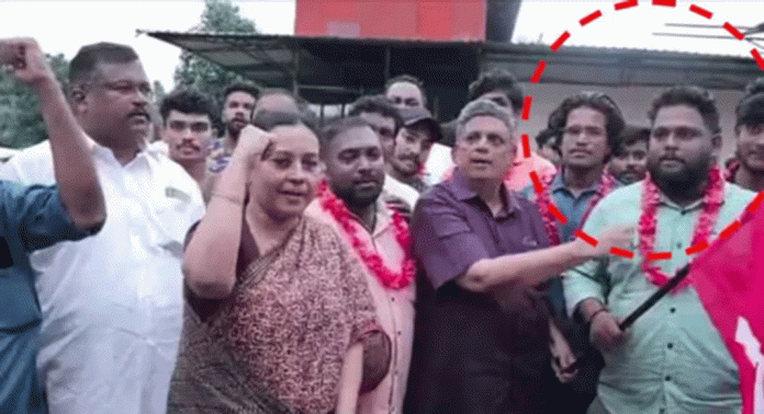 രണ്ട് മാസം മുൻപ് സിപിഎമ്മിൽ ചേർന്ന കാപ്പാ കേസ് പ്രതി ശരൺ ചന്ദ്രനെ മലയാലപ്പുഴ ഡിവൈഎഫ്ഐ മേഖലാ വൈസ് പ്രസിഡൻ്റായി തെരഞ്ഞെടുത്തു രണ്ട് മാസം മുൻപ് സിപിഎമ്മിൽ ചേർന്ന കാപ്പാ കേസ് പ്രതി ശരൺ ചന്ദ്രനെ മലയാലപ്പുഴ ഡിവൈഎഫ്ഐ മേഖലാ വൈസ് പ്രസിഡൻ്റായി തെരഞ്ഞെടുത്തു