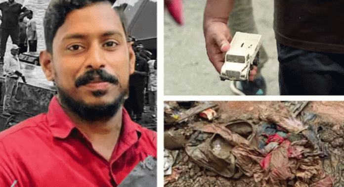 അർജുന്റെ ലോറിയിൽ മകന്റെ കുഞ്ഞുകളിപ്പാട്ടവും ; ബാക്കിയായത് ചില കണ്ണീർക്കാഴ്ചകൾ അർജുന്റെ ലോറിയിൽ മകന്റെ കുഞ്ഞുകളിപ്പാട്ടവും ; ബാക്കിയായത് ചില കണ്ണീർക്കാഴ്ചകൾ