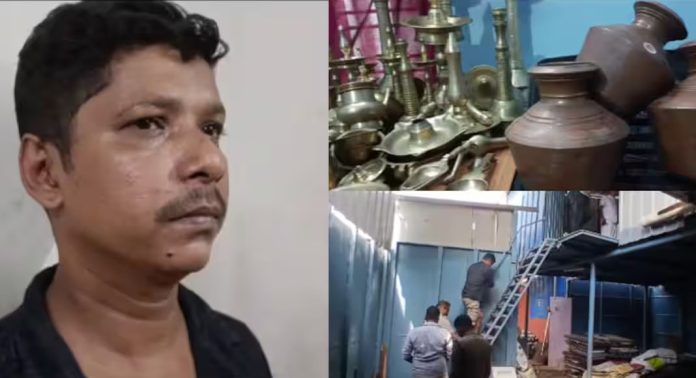 കൊല്ലത്ത് ക്ഷേത്രങ്ങൾ കേന്ദ്രീകരിച്ച് മോഷണം നടത്തിയ പ്രതി പിടിയിൽ കൊല്ലത്ത് ക്ഷേത്രങ്ങൾ കേന്ദ്രീകരിച്ച് മോഷണം നടത്തിയ പ്രതി പിടിയിൽ