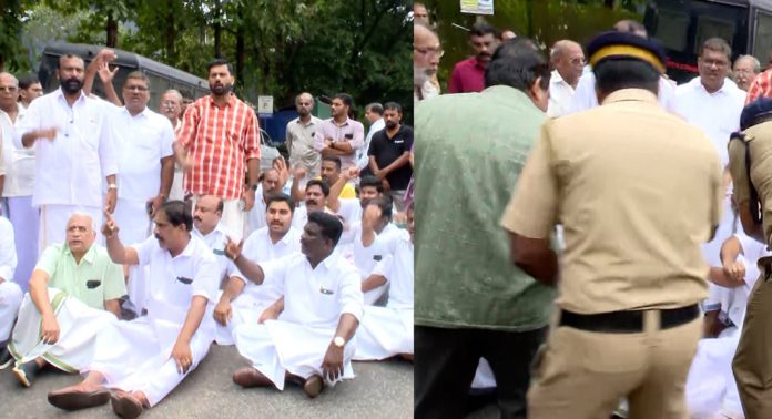 പി പി ദിവ്യ രാജിവെച്ച് മാപ്പ് പറയണം ; കണ്ണൂരില് ദേശീയപാത ഉപരോധിച്ച് കോണ്ഗ്രസ്, ബിജെപി പ്രതിഷേധം പി പി ദിവ്യ രാജിവെച്ച് മാപ്പ് പറയണം ; കണ്ണൂരില് ദേശീയപാത ഉപരോധിച്ച് കോണ്ഗ്രസ്, ബിജെപി പ്രതിഷേധം