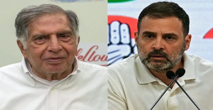 ബിസിനസിലും മനുഷ്യ സ്നേഹത്തിലും അദ്ദേഹം മുദ്രപതിപ്പിച്ചു ; രത്തന് ടാറ്റയുടെ മരണത്തില് അനുശോചിച്ച് രാഹുല് ഗാന്ധി ബിസിനസിലും മനുഷ്യ സ്നേഹത്തിലും അദ്ദേഹം മുദ്രപതിപ്പിച്ചു ; രത്തന് ടാറ്റയുടെ മരണത്തില് അനുശോചിച്ച് രാഹുല് ഗാന്ധി