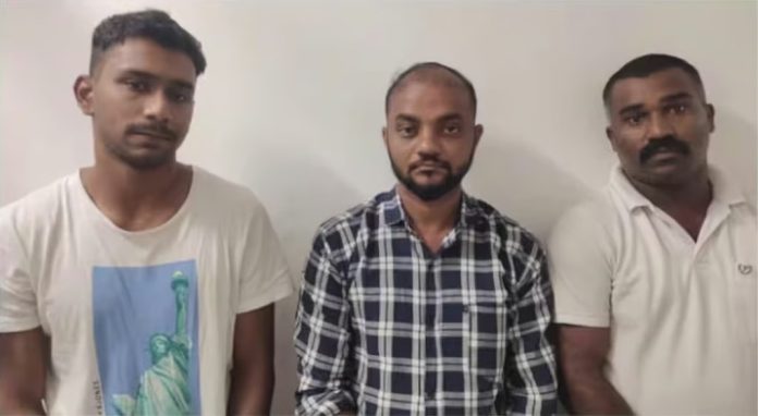 വിയറ്റ്നാമിൽ ജോലി വാഗ്ദാനം ചെയ്തു ചൈനക്കാർക്ക് കൈമാറി ; മനുഷ്യക്കടത്ത് കേസിൽ മൂന്ന് പേർ അറസ്റ്റിൽ വിയറ്റ്നാമിൽ ജോലി വാഗ്ദാനം ചെയ്തു ചൈനക്കാർക്ക് കൈമാറി ; മനുഷ്യക്കടത്ത് കേസിൽ മൂന്ന് പേർ അറസ്റ്റിൽ