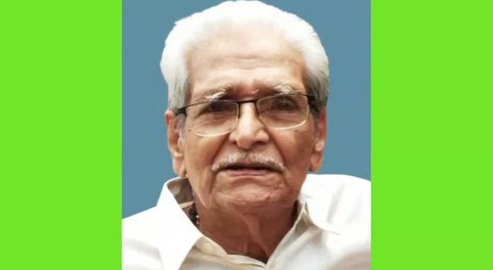 സാഹിത്യനിരൂപകൻ പ്രൊഫ. മാമ്പുഴ കുമാരന് അന്തരിച്ചു സാഹിത്യനിരൂപകൻ പ്രൊഫ. മാമ്പുഴ കുമാരന് അന്തരിച്ചു
