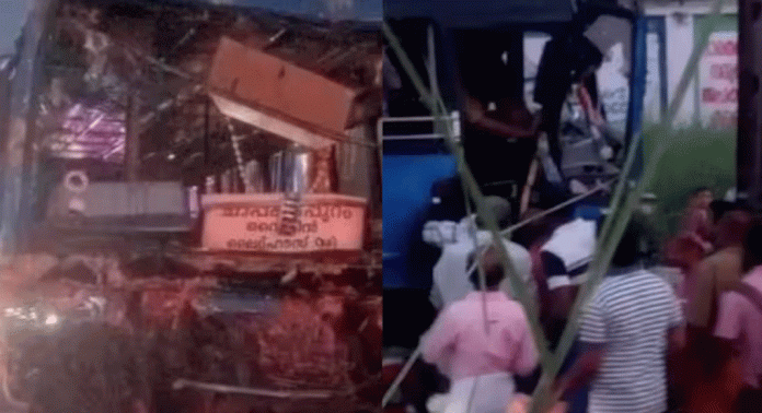 കൊച്ചി വല്ലാർപാടം ബസ് അപകടത്തിന്റെ ഞെട്ടിക്കുന്ന ദൃശ്യങ്ങൾ പുറത്ത് കൊച്ചി വല്ലാർപാടം ബസ് അപകടത്തിന്റെ ഞെട്ടിക്കുന്ന ദൃശ്യങ്ങൾ പുറത്ത്