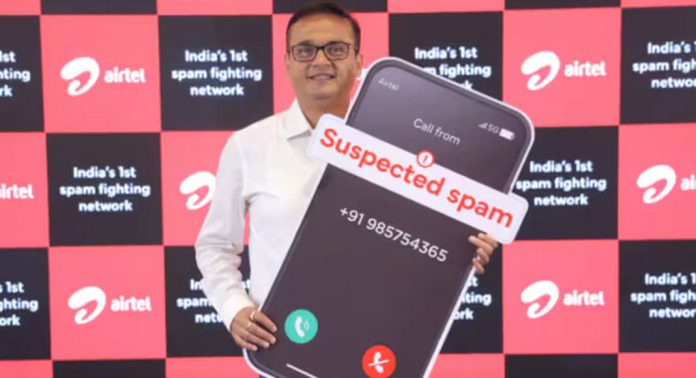 കേരളത്തില് അഞ്ചരക്കോടി സ്പാം കോളുകള് കണ്ടെത്തി എയർടെല്ലിന്റെ എഐ സംവിധാനം കേരളത്തില് അഞ്ചരക്കോടി സ്പാം കോളുകള് കണ്ടെത്തി എയർടെല്ലിന്റെ എഐ സംവിധാനം