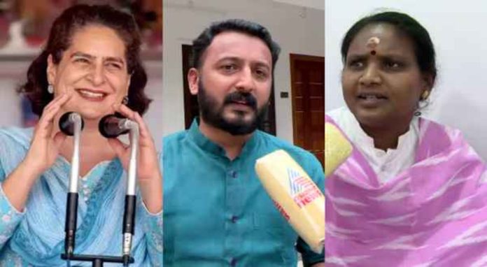 യുഡിഎഫ് സ്ഥാനാർത്ഥികളായി ; വയനാട്ടിൽ പ്രിയങ്ക ഗാന്ധി , പാലക്കാട് രാഹുൽ മാങ്കൂട്ടത്തിൽ , ചേലക്കര രമ്യ ഹരിദാസ് യുഡിഎഫ് സ്ഥാനാർത്ഥികളായി ; വയനാട്ടിൽ പ്രിയങ്ക ഗാന്ധി , പാലക്കാട് രാഹുൽ മാങ്കൂട്ടത്തിൽ , ചേലക്കര രമ്യ ഹരിദാസ്