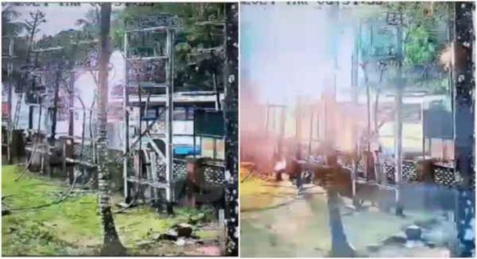 കെഎസ്ആര്ടിസി ബസ് 11 കെ വി ലൈനിൽ ഇടിച്ച് അപകടം ; അഞ്ച് പേർക്ക് പരിക്ക് കെഎസ്ആര്ടിസി ബസ് 11 കെ വി ലൈനിൽ ഇടിച്ച് അപകടം ; അഞ്ച് പേർക്ക് പരിക്ക്