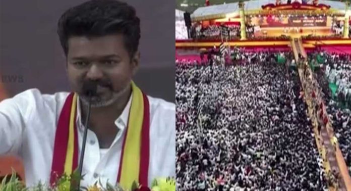 ഡിഎംകെ വിരുദ്ധ രാഷ്ട്രീയം പ്രഖ്യാപിച്ച് നടൻ വിജയ് ഡിഎംകെ വിരുദ്ധ രാഷ്ട്രീയം പ്രഖ്യാപിച്ച് നടൻ വിജയ്