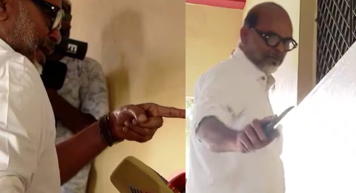 മാറ്, മാറ്, മാറിപ്പോ ; മാധ്യമങ്ങളോട് ആക്രോശിച്ച് കൃഷ്ണദാസ് മാറ്, മാറ്, മാറിപ്പോ ; മാധ്യമങ്ങളോട് ആക്രോശിച്ച് കൃഷ്ണദാസ്