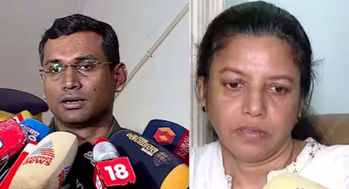 കളക്ടറുടെ വാക്കുകള് വിശ്വസിക്കുന്നില്ല , നീതിക്കായി ഏതറ്റം വരെയും പോകും : നവീന്റെ ഭാര്യ മഞ്ജുഷ കളക്ടറുടെ വാക്കുകള് വിശ്വസിക്കുന്നില്ല , നീതിക്കായി ഏതറ്റം വരെയും പോകും : നവീന്റെ ഭാര്യ മഞ്ജുഷ