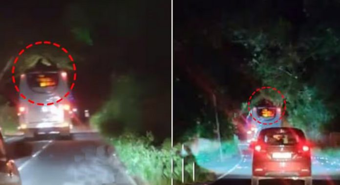 വിവാഹസംഘം സഞ്ചരിച്ചിരുന്ന ബസിന് മുകളിൽ കയറി അപകട യാത്ര ; കേസെടുത്ത് പോലീസ് വിവാഹസംഘം സഞ്ചരിച്ചിരുന്ന ബസിന് മുകളിൽ കയറി അപകട യാത്ര ; കേസെടുത്ത് പോലീസ്