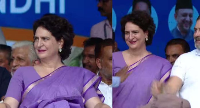 മനുഷ്യക്കടലായി വയനാട് ; പ്രിയങ്ക ഗാന്ധിയുടെ റോഡ് ഷോ തുടങ്ങി മനുഷ്യക്കടലായി വയനാട് ; പ്രിയങ്ക ഗാന്ധിയുടെ റോഡ് ഷോ തുടങ്ങി