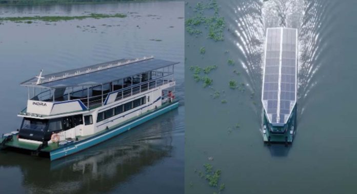 സോളാർ ബോട്ടിൽ കൊച്ചിയുടെ സൗന്ദര്യം ആസ്വദിക്കാം ; ‘ഇന്ദ്ര’ റെഡി സോളാർ ബോട്ടിൽ കൊച്ചിയുടെ സൗന്ദര്യം ആസ്വദിക്കാം ; ‘ഇന്ദ്ര’ റെഡി