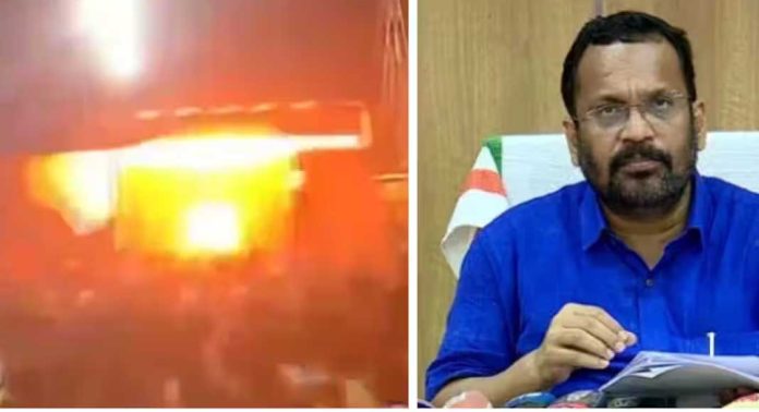 നീലേശ്വരം വെടിക്കെട്ട് അപകടം ; 13 ആശുപത്രികളിലായി 101 പേർ ചികിത്സയിലെന്ന് മന്ത്രി കെ.രാജൻ നീലേശ്വരം വെടിക്കെട്ട് അപകടം ; 13 ആശുപത്രികളിലായി 101 പേർ ചികിത്സയിലെന്ന് മന്ത്രി കെ.രാജൻ