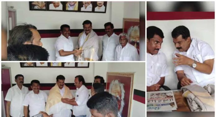 സിപിഎമ്മിനോട് ഇടഞ്ഞ പി.വി അൻവർ ഡിഎംകെ മുന്നണിയിലേക്കെന്ന് സൂചന സിപിഎമ്മിനോട് ഇടഞ്ഞ പി.വി അൻവർ ഡിഎംകെ മുന്നണിയിലേക്കെന്ന് സൂചന