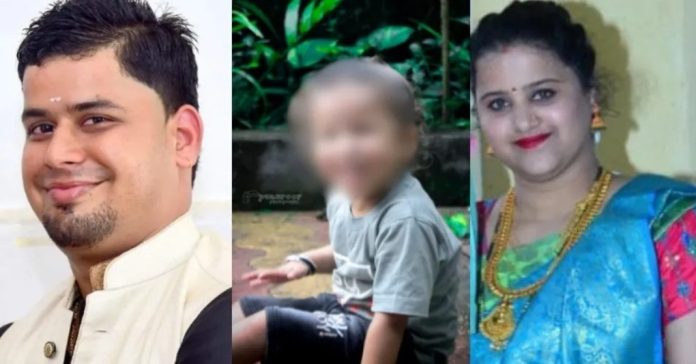 ഭാര്യയെയും 4 വയസുള്ള മകനെയും കൊലപ്പെടുത്തിയ ശേഷം ഭർത്താവ് ജീവനൊടുക്കി ഭാര്യയെയും 4 വയസുള്ള മകനെയും കൊലപ്പെടുത്തിയ ശേഷം ഭർത്താവ് ജീവനൊടുക്കി