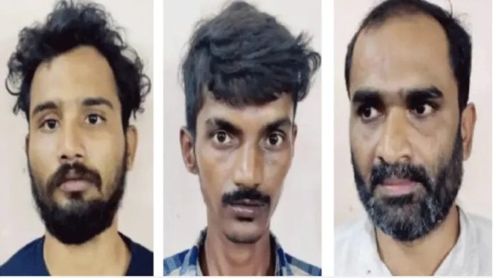 9.17 കിലോ കഞ്ചാവ് പിടികൂടി ; മൂന്നുപേർ അറസ്റ്റിൽ 9.17 കിലോ കഞ്ചാവ് പിടികൂടി ; മൂന്നുപേർ അറസ്റ്റിൽ