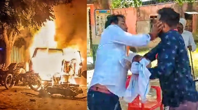 തെരഞ്ഞെടുപ്പ് ഉദ്യോഗസ്ഥനെ മുഖത്തടിച്ച സ്ഥാനാര്ഥി അറസ്റ്റില് തെരഞ്ഞെടുപ്പ് ഉദ്യോഗസ്ഥനെ മുഖത്തടിച്ച സ്ഥാനാര്ഥി അറസ്റ്റില്