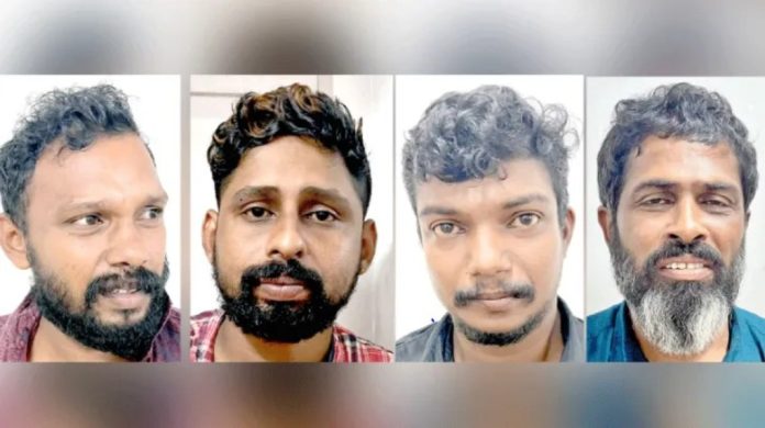 സദാചാര പോലീസ് ചമഞ്ഞ് മർദനം ; നാലുപേർ അറസ്റ്റിൽ സദാചാര പോലീസ് ചമഞ്ഞ് മർദനം ; നാലുപേർ അറസ്റ്റിൽ