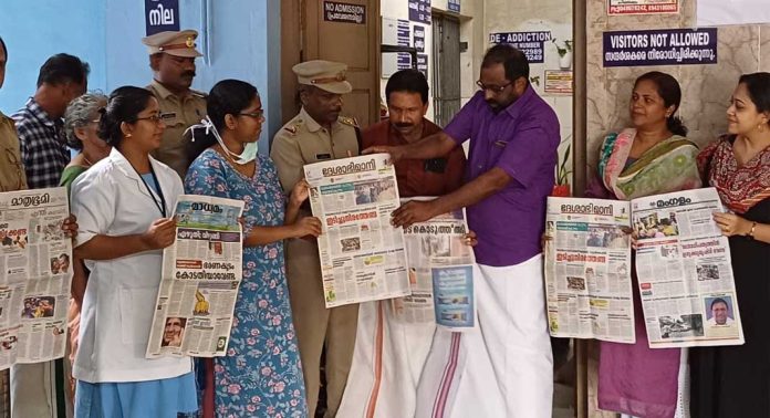 റാന്നി താലൂക്ക് ആശുപത്രിയിലെ വിമുക്തി മിഷന് ഡി അഡിക്ഷന് സെന്ററില് വായനശാല തുടങ്ങി റാന്നി താലൂക്ക് ആശുപത്രിയിലെ വിമുക്തി മിഷന് ഡി അഡിക്ഷന് സെന്ററില് വായനശാല തുടങ്ങി