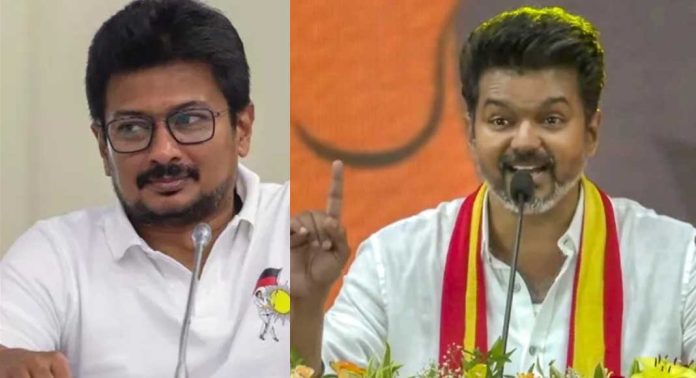 വിജയ്ക്ക് മുന്നറിയിപ്പുമായി തമിഴ്നാട് ഉപമുഖ്യമന്ത്രി ഉദയനിധി സ്റ്റാലിൻ വിജയ്ക്ക് മുന്നറിയിപ്പുമായി തമിഴ്നാട് ഉപമുഖ്യമന്ത്രി ഉദയനിധി സ്റ്റാലിൻ