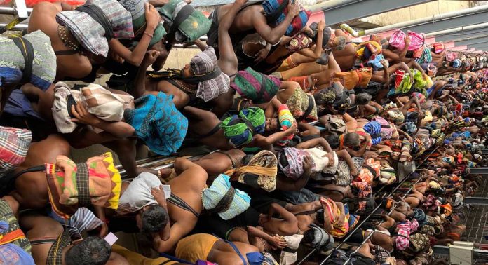 ശബരിമലയിൽ ഇന്ന് വൈകിട്ട് അഞ്ച് വരെ ദർശനത്തിനെത്തിയത് 83429 അയ്യപ്പഭക്തർ ശബരിമലയിൽ ഇന്ന് വൈകിട്ട് അഞ്ച് വരെ ദർശനത്തിനെത്തിയത് 83429 അയ്യപ്പഭക്തർ
