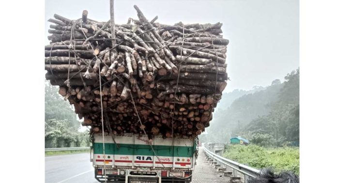 വലിയകലുങ്ക് കനാല്പാലത്തിന് കീഴില് തടികയറ്റിയെത്തിയ ചരക്കു ലോറി കുടുങ്ങി വലിയകലുങ്ക് കനാല്പാലത്തിന് കീഴില് തടികയറ്റിയെത്തിയ ചരക്കു ലോറി കുടുങ്ങി