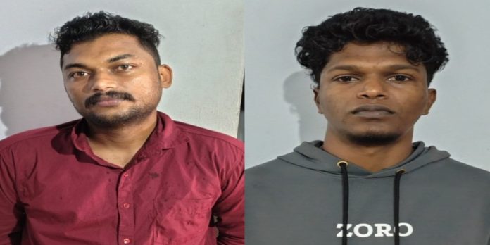 എക്സൈസ് ഉദ്യോഗസ്ഥനെ ആക്രമിച്ച കേസിൽ രണ്ടുപേർ അറസ്റ്റിൽ എക്സൈസ് ഉദ്യോഗസ്ഥനെ ആക്രമിച്ച കേസിൽ രണ്ടുപേർ അറസ്റ്റിൽ