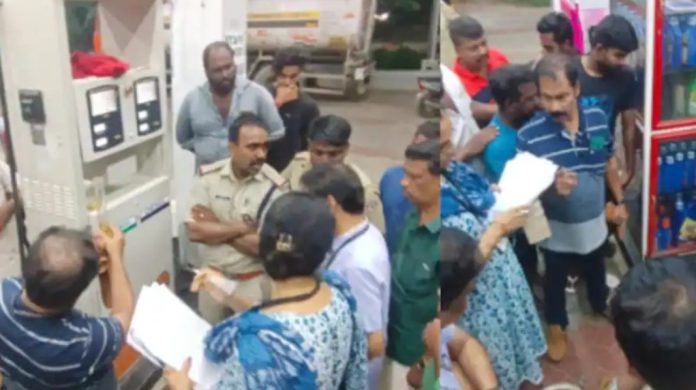 രോഗിയുമായി പോയ ആംബുലൻസ് ഇന്ധനമില്ലാതെ നിന്നു : പെട്രോൾ പമ്പ് താൽക്കാലികമായി പൂട്ടിച്ചു രോഗിയുമായി പോയ ആംബുലൻസ് ഇന്ധനമില്ലാതെ നിന്നു : പെട്രോൾ പമ്പ് താൽക്കാലികമായി പൂട്ടിച്ചു