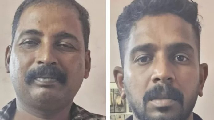ഗൃഹനാഥനെ തട്ടിക്കൊണ്ടുപോയി ആക്രമിച്ച രണ്ടുപേർ പിടിയിൽ ഗൃഹനാഥനെ തട്ടിക്കൊണ്ടുപോയി ആക്രമിച്ച രണ്ടുപേർ പിടിയിൽ