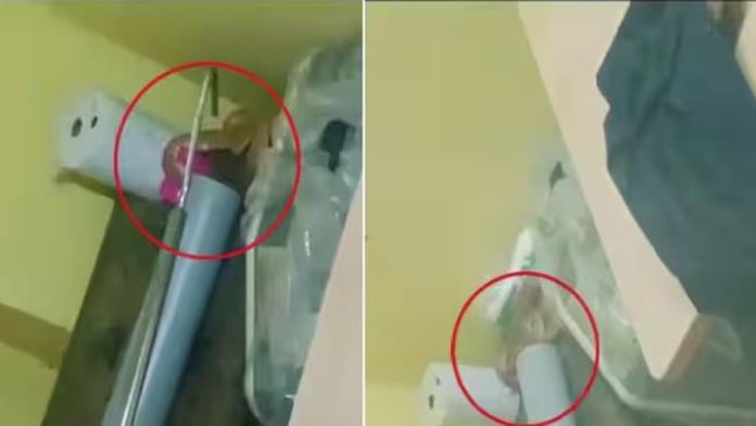 കൊല്ലത്ത് കുടുംബാരോഗ്യ കേന്ദ്രത്തിനുള്ളിൽനിന്ന് അണലിയെ പിടികൂടി കൊല്ലത്ത് കുടുംബാരോഗ്യ കേന്ദ്രത്തിനുള്ളിൽനിന്ന് അണലിയെ പിടികൂടി