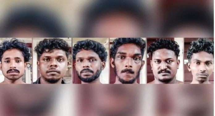 മദ്യലഹരിയിൽ അഴിഞ്ഞാടിയ ആറംഗ സംഘം അറസ്റ്റിൽ മദ്യലഹരിയിൽ അഴിഞ്ഞാടിയ ആറംഗ സംഘം അറസ്റ്റിൽ