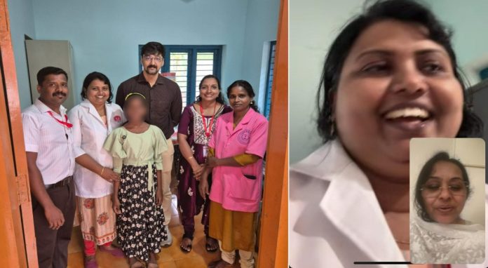 സ്കൂള് ആരോഗ്യ പരിശോധനയിലൂടെ 14 കാരിയ്ക്ക് പുതുജീവിതം ; കുട്ടിയുമായി സന്തോഷം പങ്കുവച്ച് മന്ത്രി വീണാ ജോര്ജ് സ്കൂള് ആരോഗ്യ പരിശോധനയിലൂടെ 14 കാരിയ്ക്ക് പുതുജീവിതം ; കുട്ടിയുമായി സന്തോഷം പങ്കുവച്ച് മന്ത്രി വീണാ ജോര്ജ്