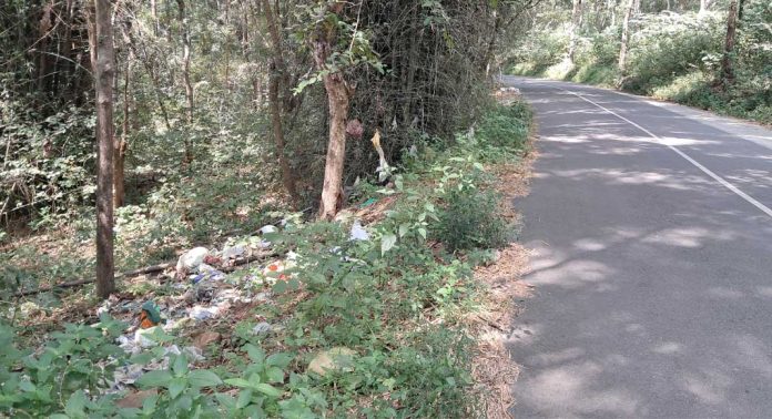 ഒരു ഇടവേളക്ക് ശേഷം വീണ്ടും കരികുളം സംരക്ഷിത വനമേഖലയിൽ മാലിന്യം കുന്നുകൂടുന്നു ഒരു ഇടവേളക്ക് ശേഷം വീണ്ടും കരികുളം സംരക്ഷിത വനമേഖലയിൽ മാലിന്യം കുന്നുകൂടുന്നു