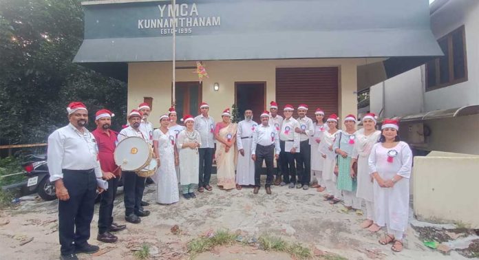 കുന്നന്താനം വൈഎംസിയുടെ നേതൃത്വത്തിൽ കരോൾ സർവീസ് നടത്തി കുന്നന്താനം വൈഎംസിയുടെ നേതൃത്വത്തിൽ കരോൾ സർവീസ് നടത്തി