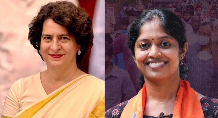 സ്വത്തുവിവരം മറച്ചുവെച്ചു : പ്രിയങ്കയുടെ വിജയത്തിനെതിരെ ഹൈക്കോടതിയിൽ ഹർജി നൽകി നവ്യ ഹരിദാസ് സ്വത്തുവിവരം മറച്ചുവെച്ചു : പ്രിയങ്കയുടെ വിജയത്തിനെതിരെ ഹൈക്കോടതിയിൽ ഹർജി നൽകി നവ്യ ഹരിദാസ്