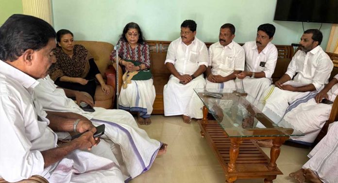 നവീൻ ബാബുവിന്റെ കുടുംബത്തിന് പൂർണ നീതി കിട്ടും വരെ പാർട്ടി ഒപ്പം ഉണ്ടാകും ; കോൺഗ്രസ് നവീൻ ബാബുവിന്റെ കുടുംബത്തിന് പൂർണ നീതി കിട്ടും വരെ പാർട്ടി ഒപ്പം ഉണ്ടാകും ; കോൺഗ്രസ്